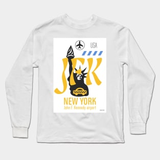 Airport JFK New York Long Sleeve T-Shirt